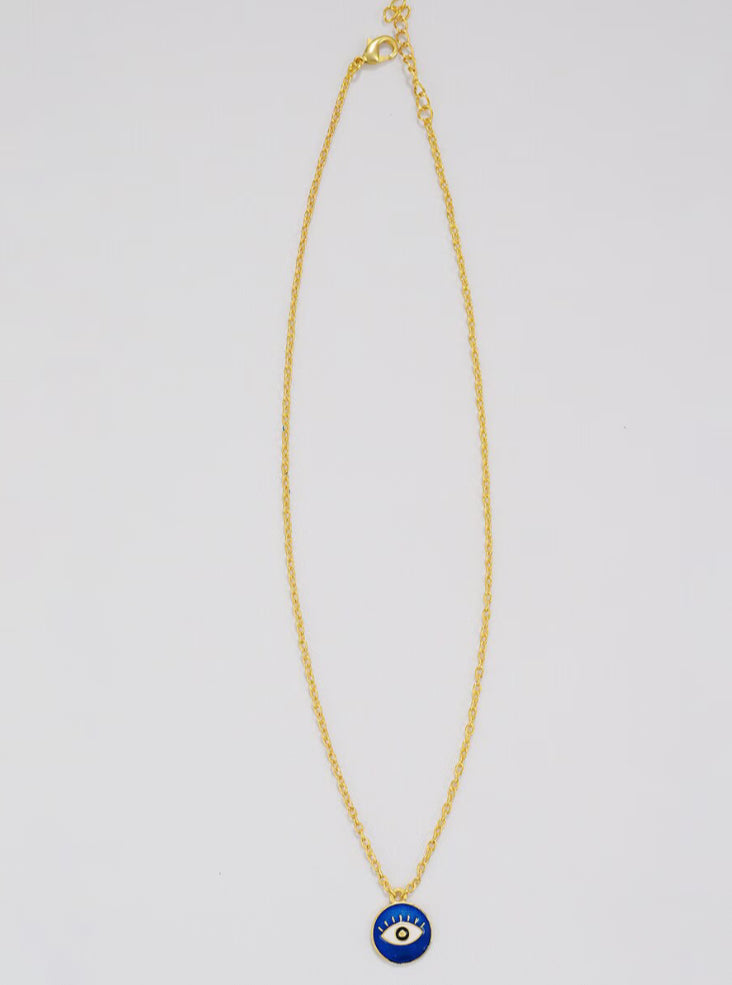 Gold Lobster Claw Brass Necklace