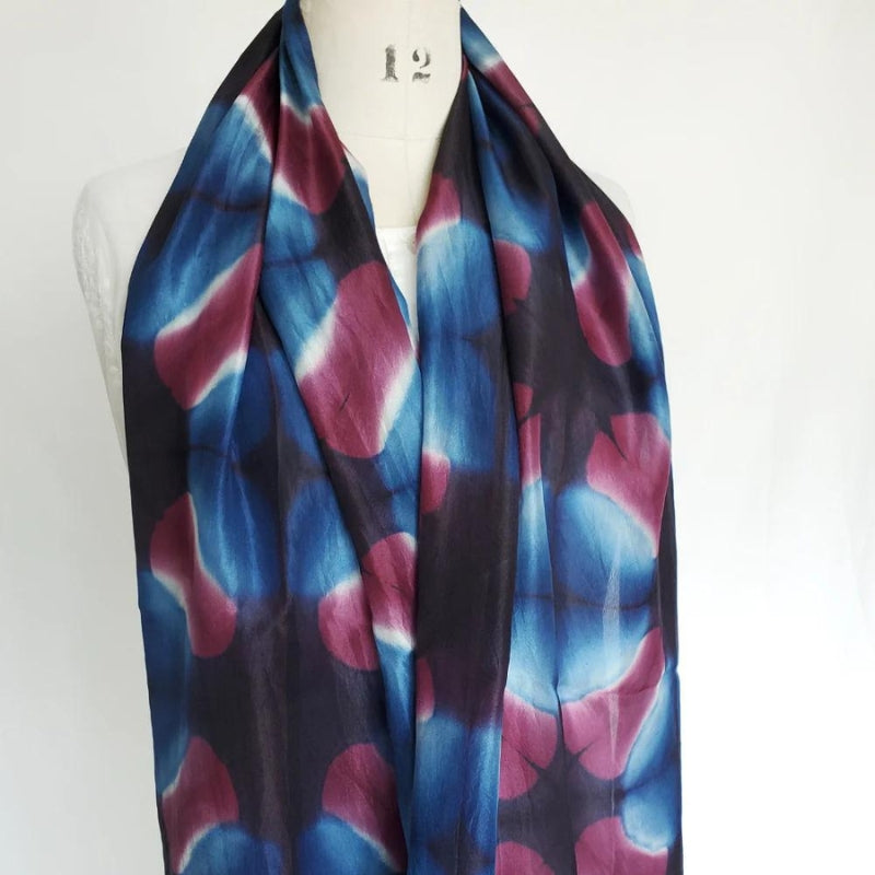 Silk Large Scarf Hand Dyed