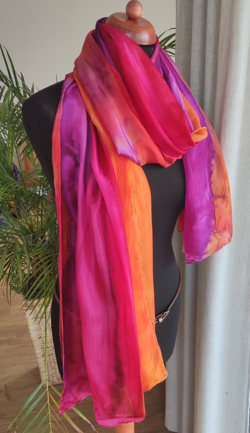 100%pure silk scarf