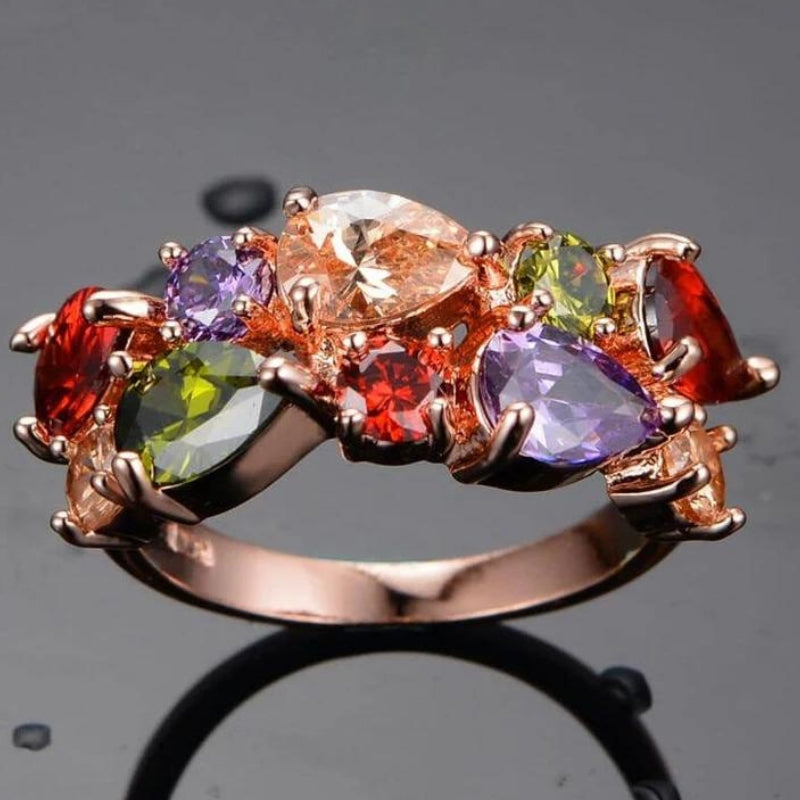 Monalisa Multi Rose Jewelry Ring